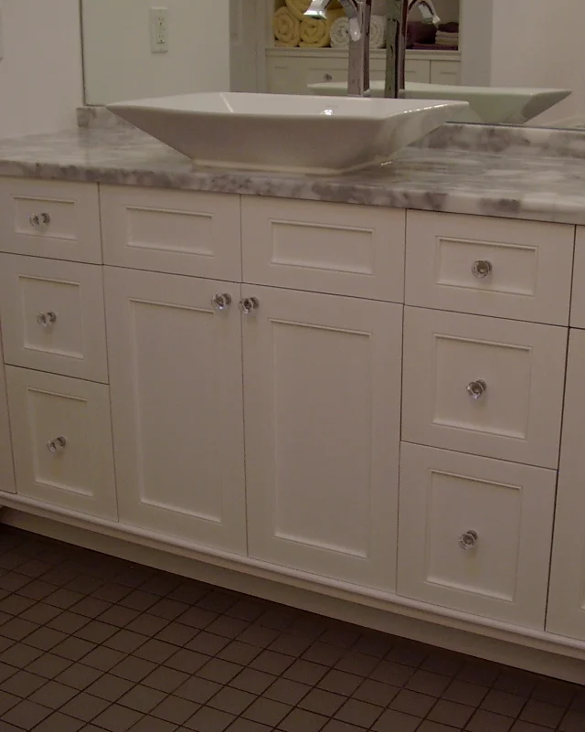 beaded shaker vanity