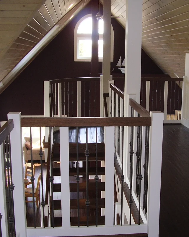 stairs and railings